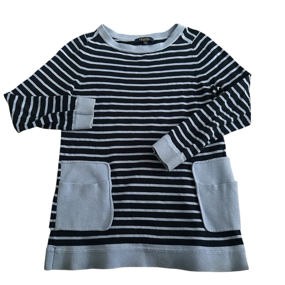 Brooks Brothers‎ Supima Cotton Striped Tunic Sweater Size Large